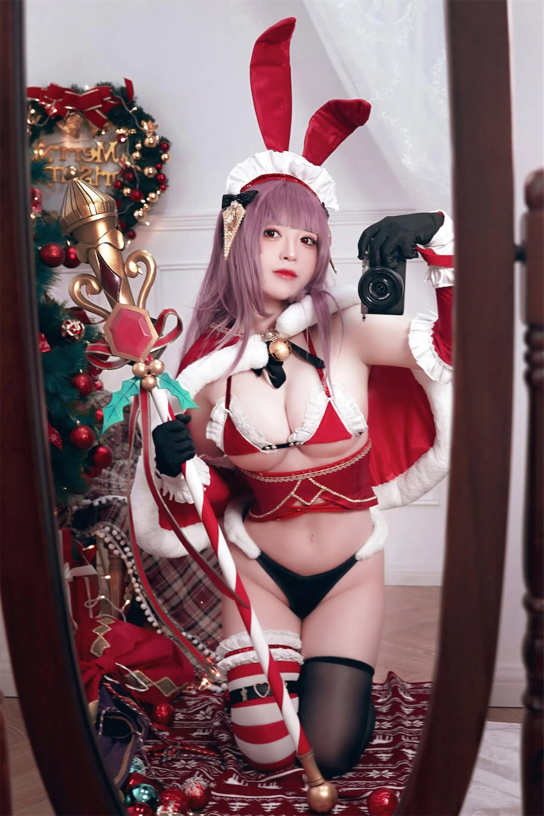 半半子 – NO.63 Christmas Bunny Aike [41P]插图5